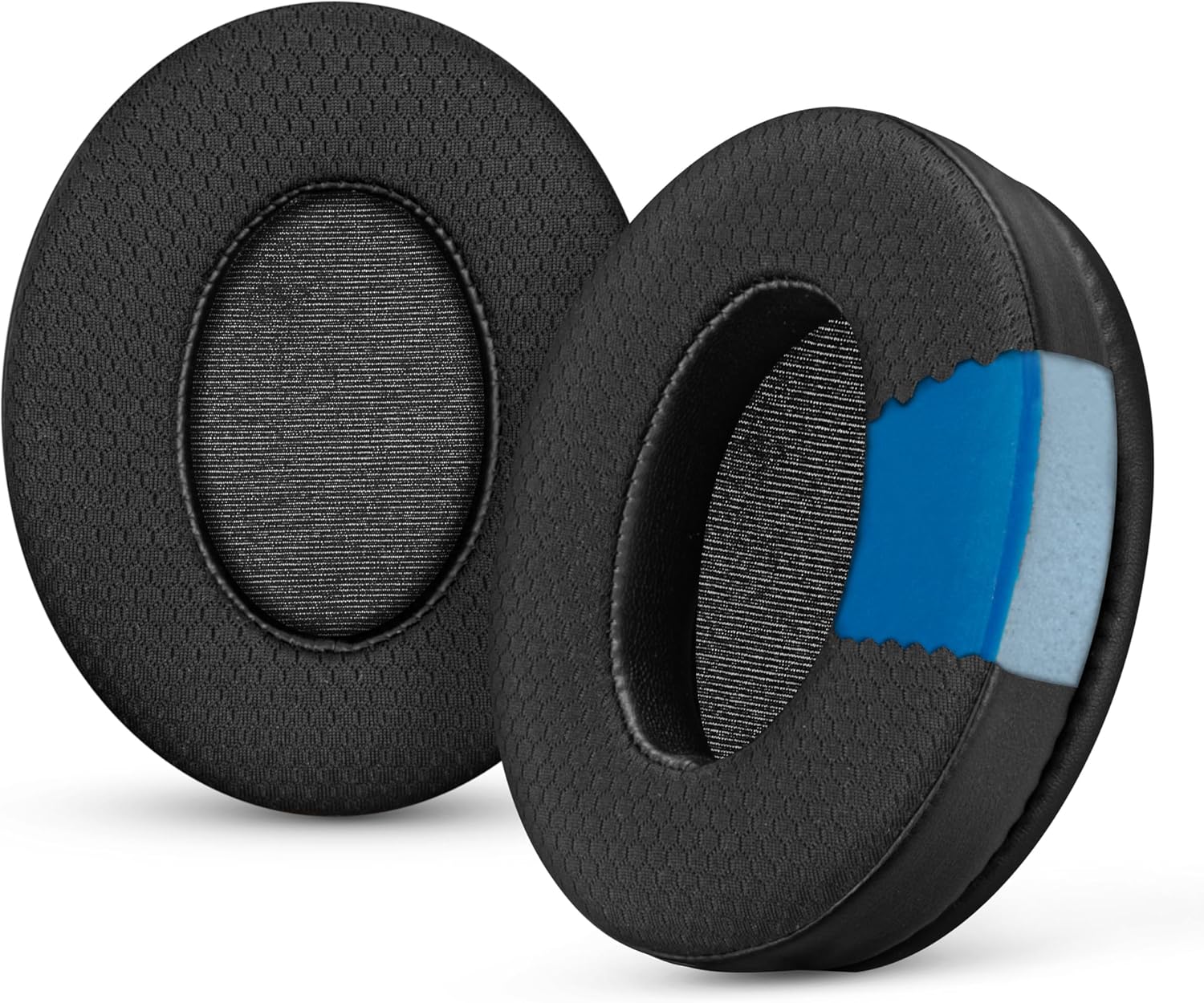 Brainwavz Hybrid Earpads for HyperX Cloud 1, 2/2 Wireless, Core, Flight/Flight S, Alpha/Alpha S Headsets & More, Soft Breathable Fabric, Cooling Gel, Extra Comfort, Durable & Long Lasting