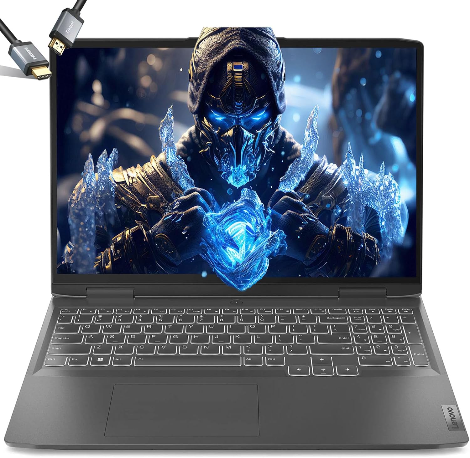 Lenovo LOQ 15 Gaming Laptop RTX4060 – AMD Ryzen7 7840HS – 15.6 FHD IPS Display 144Hz – G-SYNC – Backlit Keyboard – Wi-Fi 6 – USB Type-C – Windows 11 – FHD Webcam – 2023 (32GB DDR5 RAM |1TB PCIe SSD)