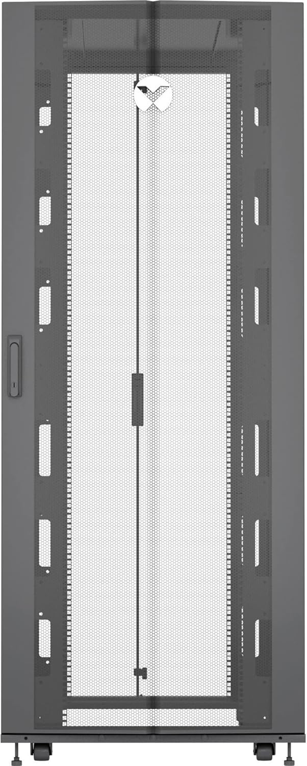 Vertiv VR Rack – 48U Server Rack Enclosure| 2265x800x1200mm (HxWxD)| 19-inch rack cabinet (VR3357)