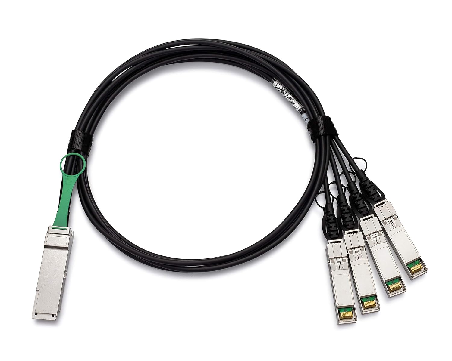 Compatible with NVIDIA Mellanox MCP7F00-A001 100G QSFP28 to 4xSFP28 Breakout Twinax Cable | 4x25Gbps 1M Passive DAC MCP7F00-A001-HPC