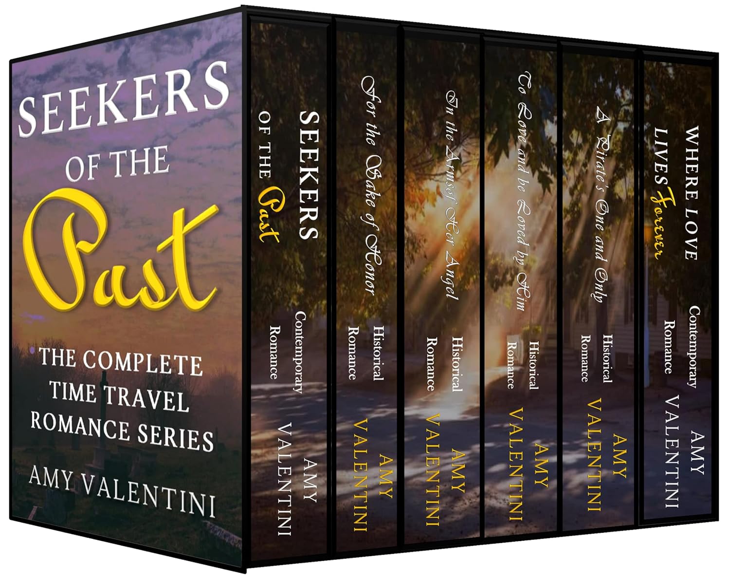 Seekers of the Past – the Complete Romance Series: A Treasure Seeking Time Travel Romance Box Set