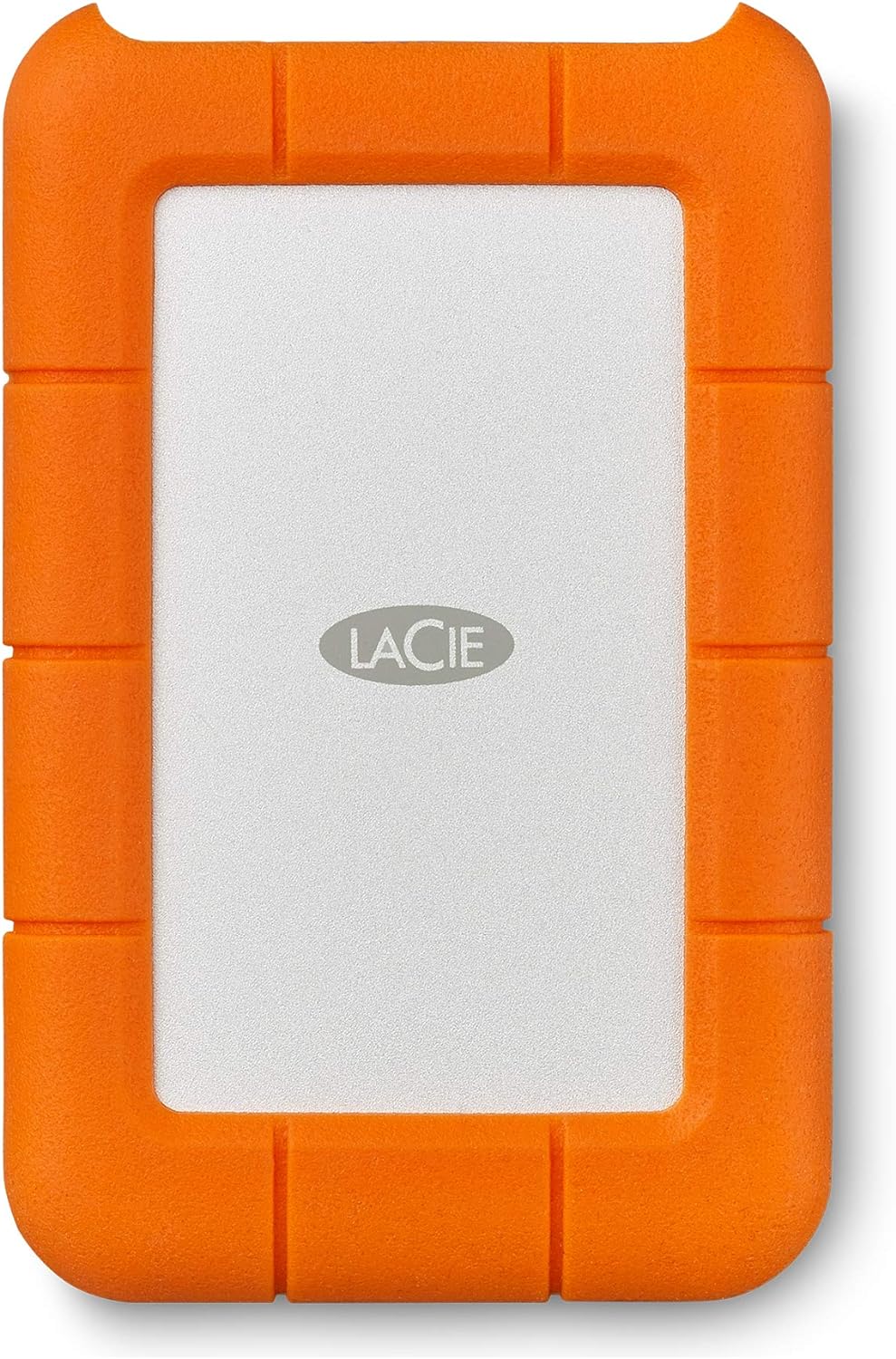 LaCie Rugged Mini 2TB External Hard Drive Portable HDD – USB 3.0/ 2.0 Compatible, Drop Shock Dust Rain Resistant Shuttle Drive, For Mac And PC Computer (LAC9000298), orange