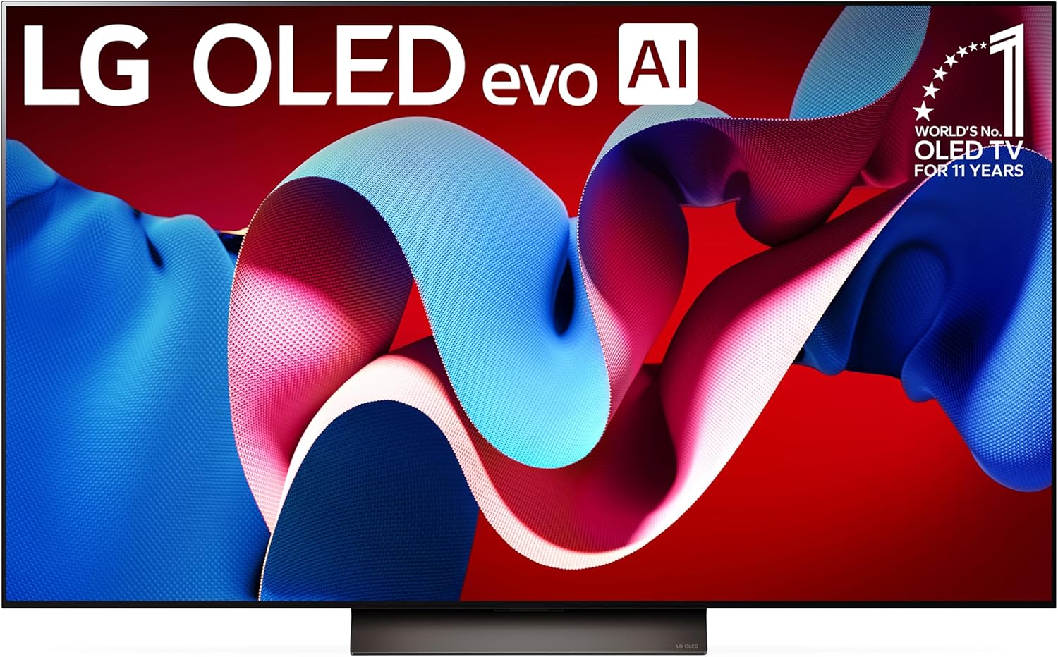 LG 55-Inch Class OLED evo C4 Series Smart TV 4K Processor Flat Screen with Magic Remote AI-Powered with Alexa Built-in (OLED55C4PUA, 2024)