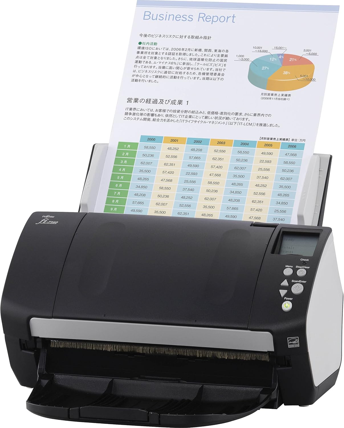 FUJITSU FI-7160 – Document Scanner – Duplex – 8.5 in X 14 in – 600 DPI X 600 DPI – UP to 60 PPM (Mono) / UP to 60 PPM (Color) – ADF (80 Sheets) – UP to 4000 SCANS PER Day – USB 3.0