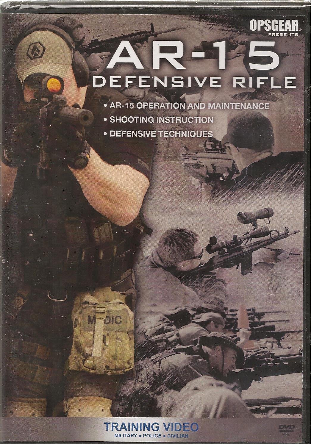 Ar-15 Defensive Rifle Operation Maintenance Shooting Instruction Defensive DVD