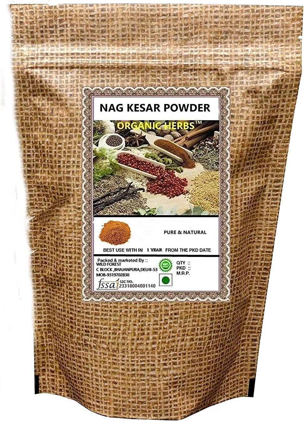 Nutanix NAGKESAR Powder (Mesua ferrea) 150 GM