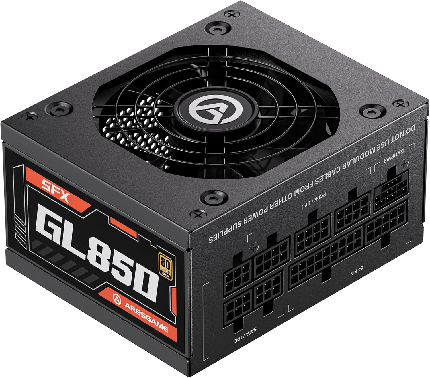 SFX Power Supply, 850W, ATX 3.0 & PCIE 5.0 Ready, 80 Plus Gold Certified, Fully Modular Power Supply with Durable Hydraulic Bearing Fan, SFX Form Factor, 10 Year Warranty