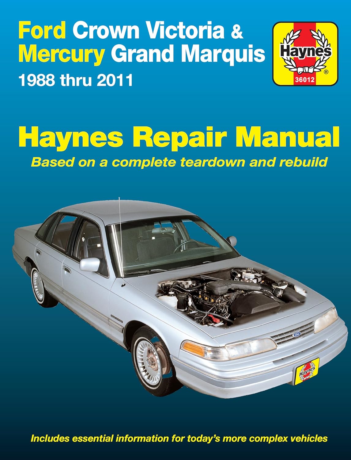 Ford Crown Victoria & Mercury Grand Marquis (88-11) (all fuel-injected models) Haynes Repair Manual (Does not include Mercury Marauder, 5.8L V8 engine or natural gas-fueled.)