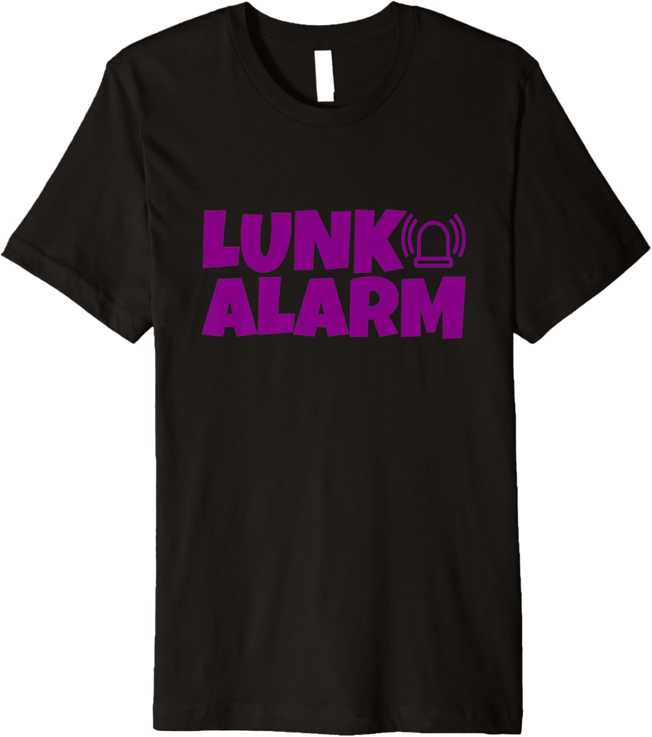 Lunk Alarm Funny Gym Apparel Makes a Great Gift for Any Lunk Premium T-Shirt