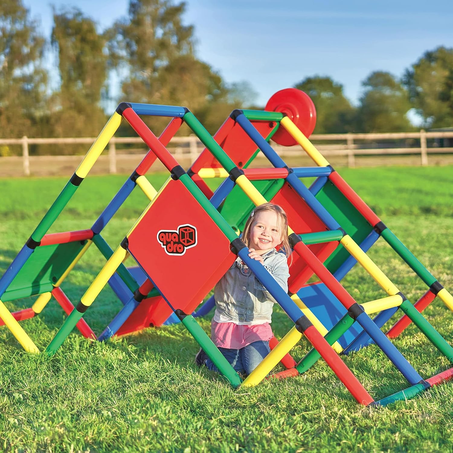 Quadro Genius Climbing Frame for Indoor and Outdoor Use, Promotes Development of Children, Modular and Expandable, From 1 Year