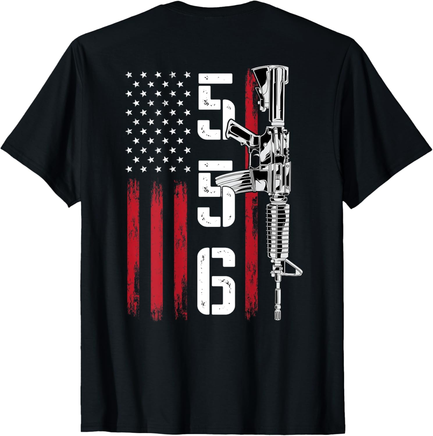 AR15 Rifle 2nd Amendment 556 – Ar-15 Gifts Men Women (BACK) T-Shirt