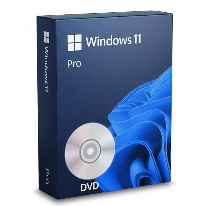 Win 11 Pro 64-Bit English DVD & Key |  Free Shipping  | Brand New