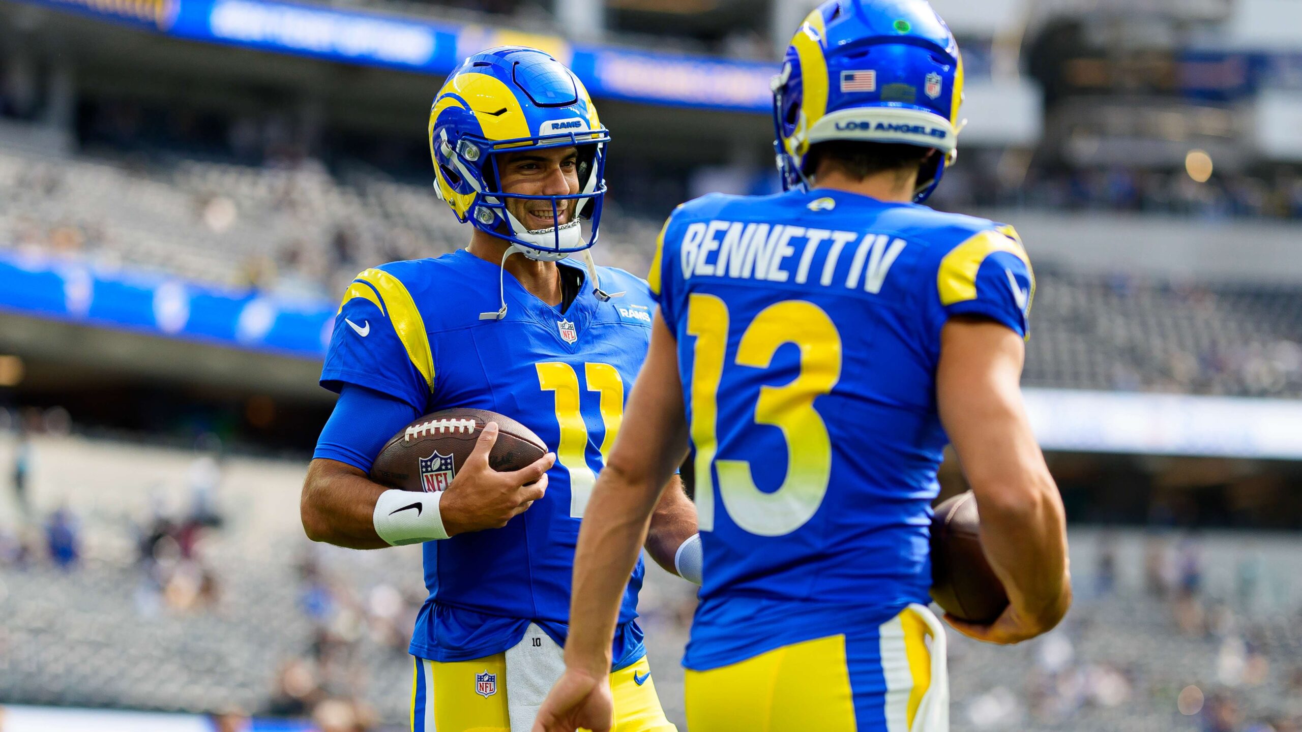 Rams fans may see Jimmy G in action and Stetson Bennett as backup