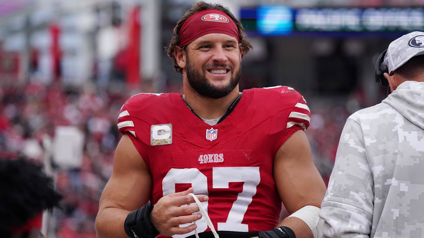 Nick Bosa’s gf Lauren Maenner drops bombshell modeling pics in farewell to 2024