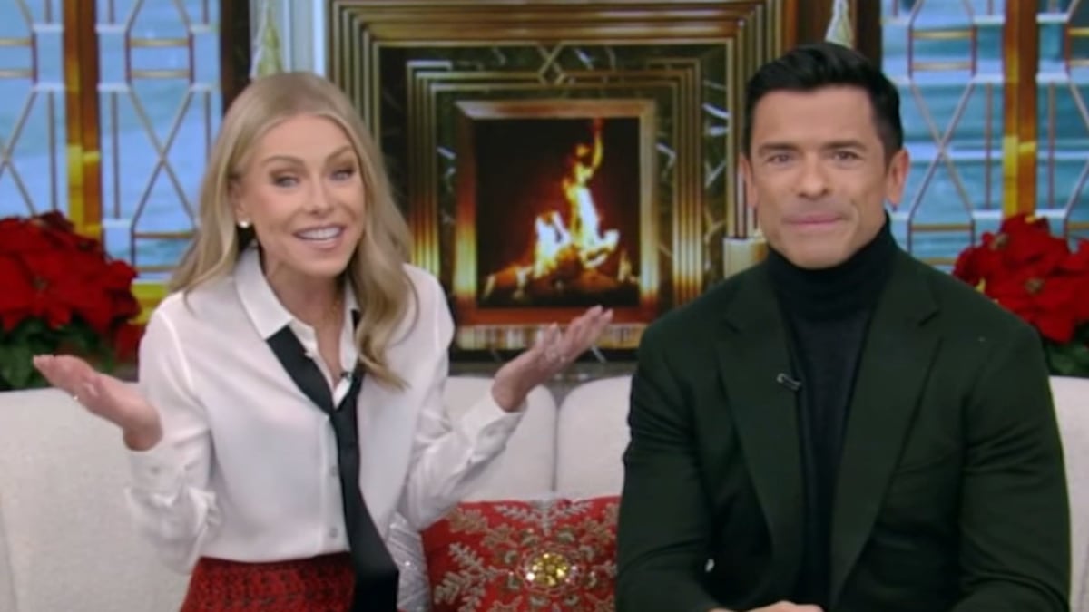 Kelly Ripa and Mark Consuelos mark bittersweet final LIVE holiday show with videos of their three kids