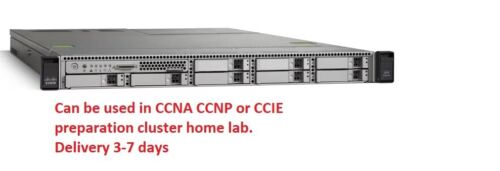 Cisco UCS C220 M3 Server w/ ESXI 6.7, CUCM 12 CCNA, CCNP CCIE Collaboration  LAB