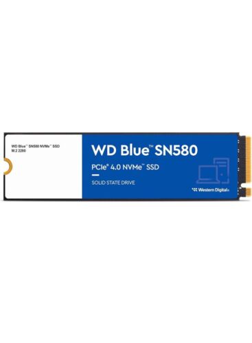 WD Blue 1TB SN580 NVMe SSD, Internal Solid State Drive – WDS100T3B0E-00CHF0