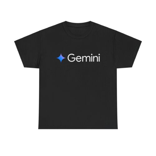 Gemini Graphic T-Shirt – cool minimal google artificial intelligence ai tech tee