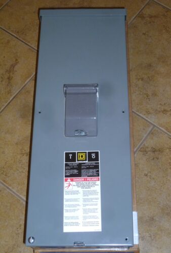 Square D 200 AMP 2P Outdoor Circuit Breaker Enclosure with Breaker QOM2E2200NRB