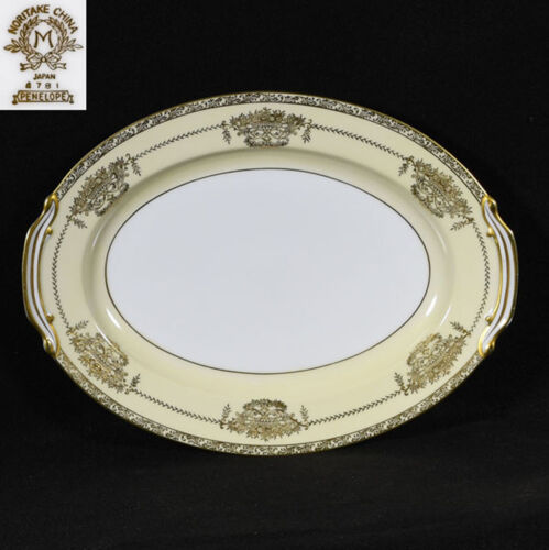 Noritake Penelope Small Platter (11 3/4″x8 3/4″) Gold Trim