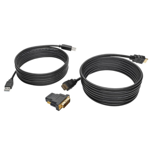 TRIPP LITE DATA CENTER P782-010-DH 10ft HDMI DVI USB KVM Cable Kit A/B Keyboard