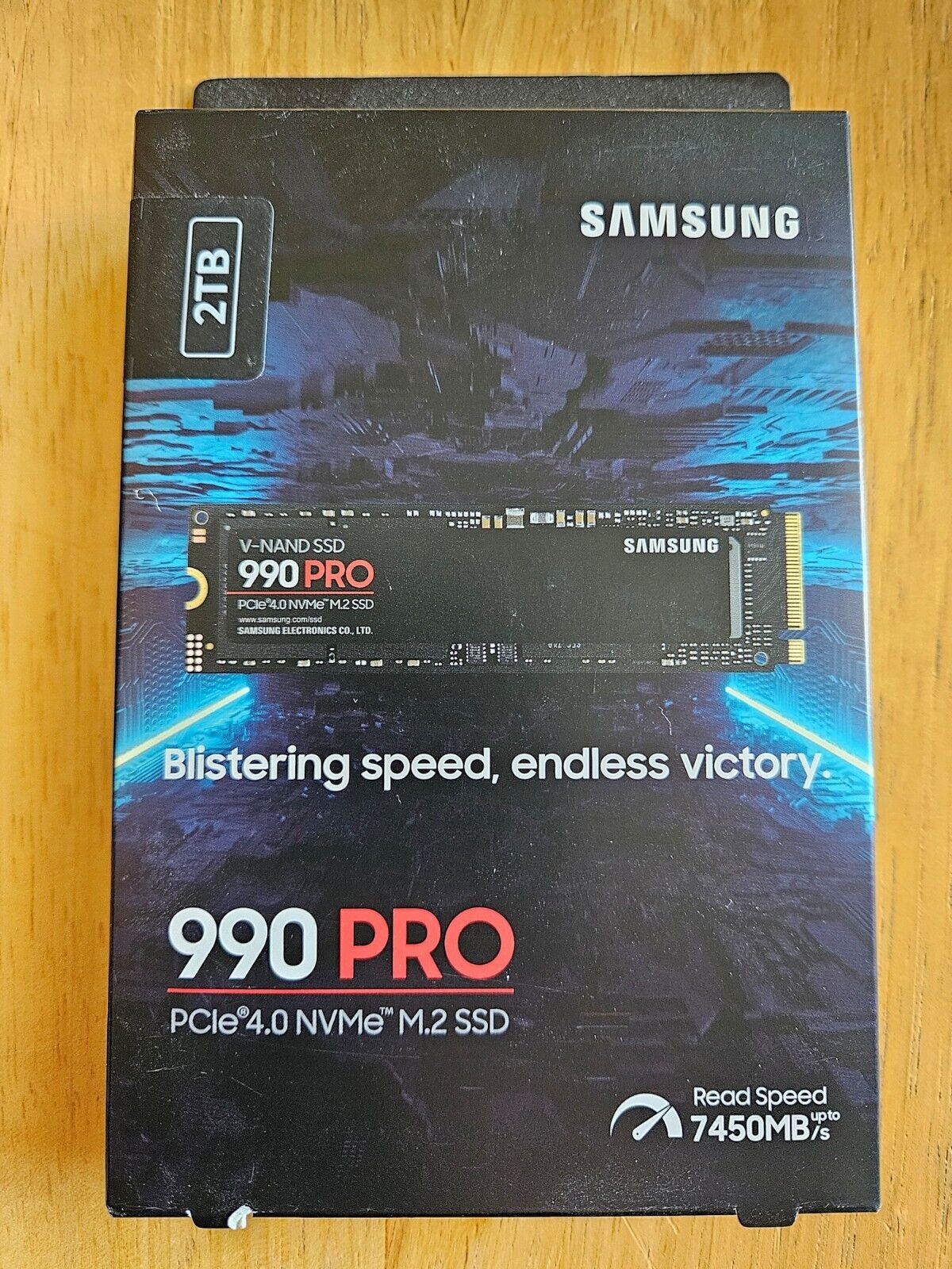 Samsung 990 PRO 2TB NVMe PCIe 4.0 M.2 2280 (MZ-V9P2T0B/AM) Internal SSD, New