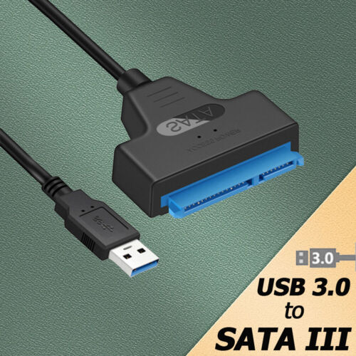 USB to SATA Adapter Cable Data Converter 3.0 to 2.5″ For Hard Drive SSD to USB