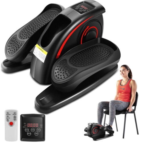 ANCHEER Electric Elliptical Machine Trainer Under Desk Bike Home Pedal Exerciser