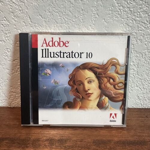 Adobe Illustrator 10 Education Version McIntosh CD With Serial Number