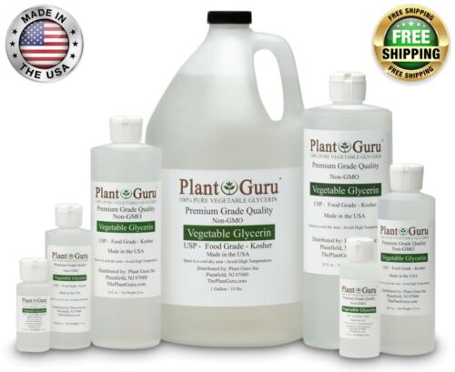 Vegetable Glycerin USP 99.9 % Pure Food Grade VG PG Liquid 1 oz – Gallon Bulk