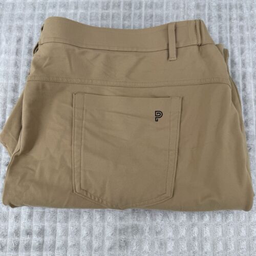 Public Rec Pants Men’s 42×27 Tan All Day Everyday 5-Pocket Golf Workday 44×28