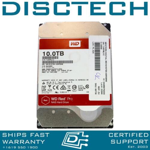 Western Digital WD101KFBX 10TB 3.5″ LFF 6Gbps 7.2K RPM WD Red Pro NAS SATA HDD