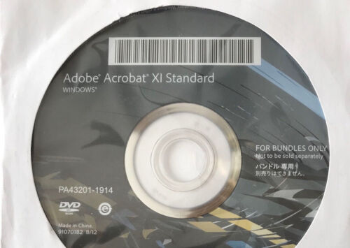 New Adobe Acrobat XI Standard Key for 1 PC  includes USB Flashdrive – no DVD