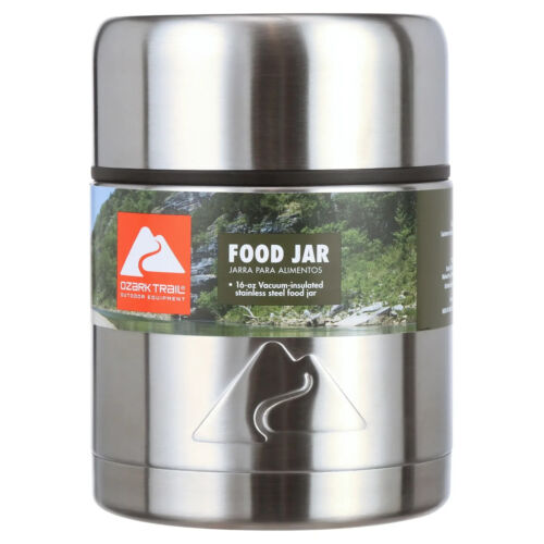 Ozark Trail 16-Ounce Double-Wall Vacuum-Insulated Stainless Steel Food Jar