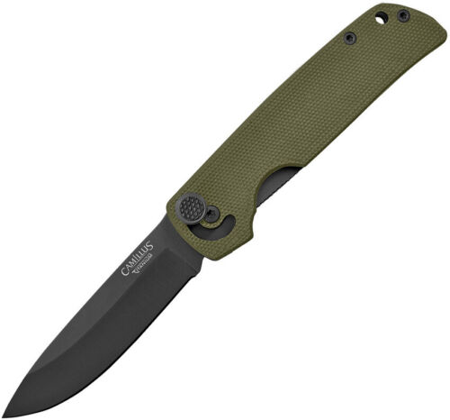 New Camillus Cuda Mini Linerlock CM19633 3.75″ closed. 2.75″ black Carbonitride