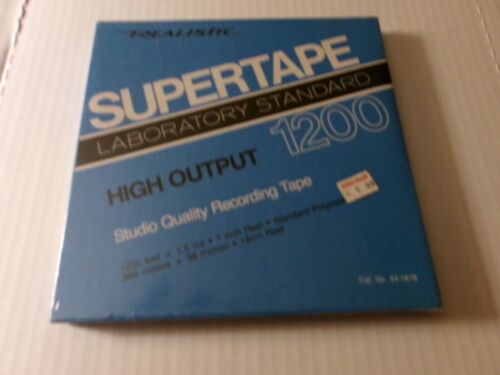 Realistic High Output Studio Quality Recording Tape 7 Inch Reel – New