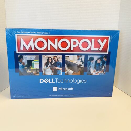 Monopoly Dell Technologies Microsoft Hasbro Board Game Factory Sealed New