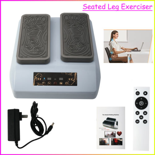 Electric Seated Foot Pedal Exerciser Trainer for Home, Leg Exerciser for Seniors