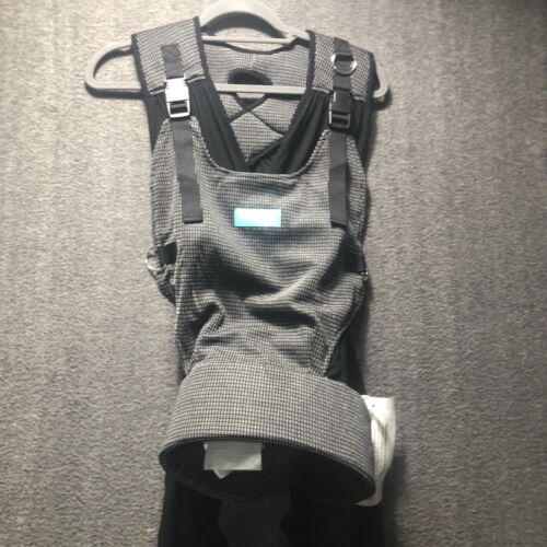 Moby Cloud Ultra-Light Hybrid Baby Carrier With Tag High rise Black Silver