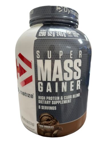 Dymatize Super Mass Gainer Protein Powder 1280 Calorie 52g Protein 6lb 2/26