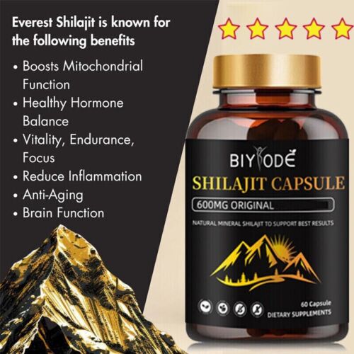 Himalayan Pure 100% Shilajit, Soft Resin, Organic, Extremely Potent, Fulvic Acid