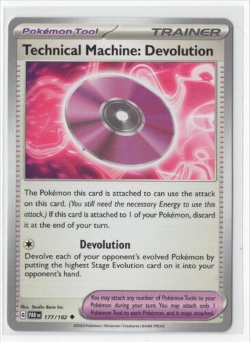 Pokemon Paradox Rift Technical Machine Devolution – 177/182