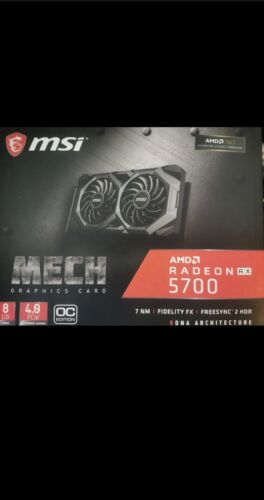 Radeon RX 5700MSI amd 8gb ddr6 gpu graphics card