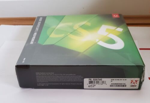 New Adobe Creative Suite 5 Web Premium CS5  Mac OS Full Retail