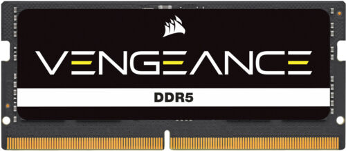 CORSAIR – VENGEANCE 16GB (1x16GB) DDR5 4800MHz C40 SODIMM Laptop Memory – Black