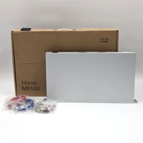 Cisco Meraki MX100 Cloud Managed Security Appliance 8x GbE RJ45