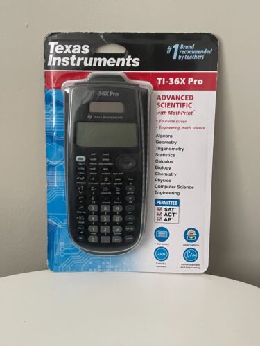 Texas Instruments TI-36X Pro Advanced Scientific 4-Line Screen Calculator NEW