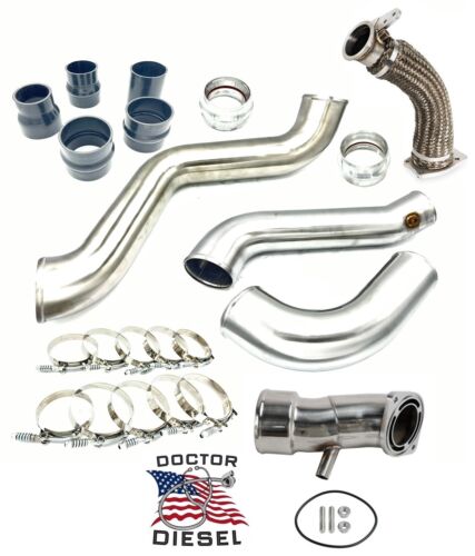 HIGH FLOW Intercooler Turbo Pipe & Horn Kit 2020-2024 Chevy GMC 6.6L Duramax L5P