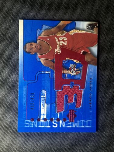 LeBron James 2003-04 Upper Deck Triple Dimensions Rookie Jersey /499 #3DS13