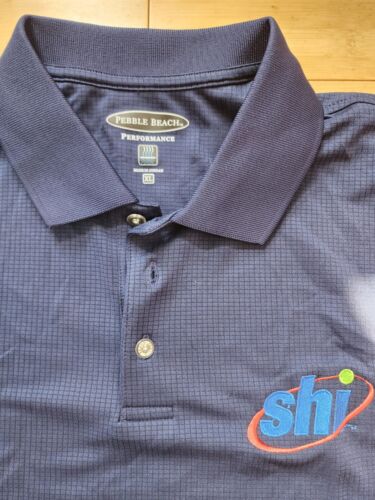 Rare SHI Global IT Solutions Employee NJ Pebble Beach XL Men’s Polo golf